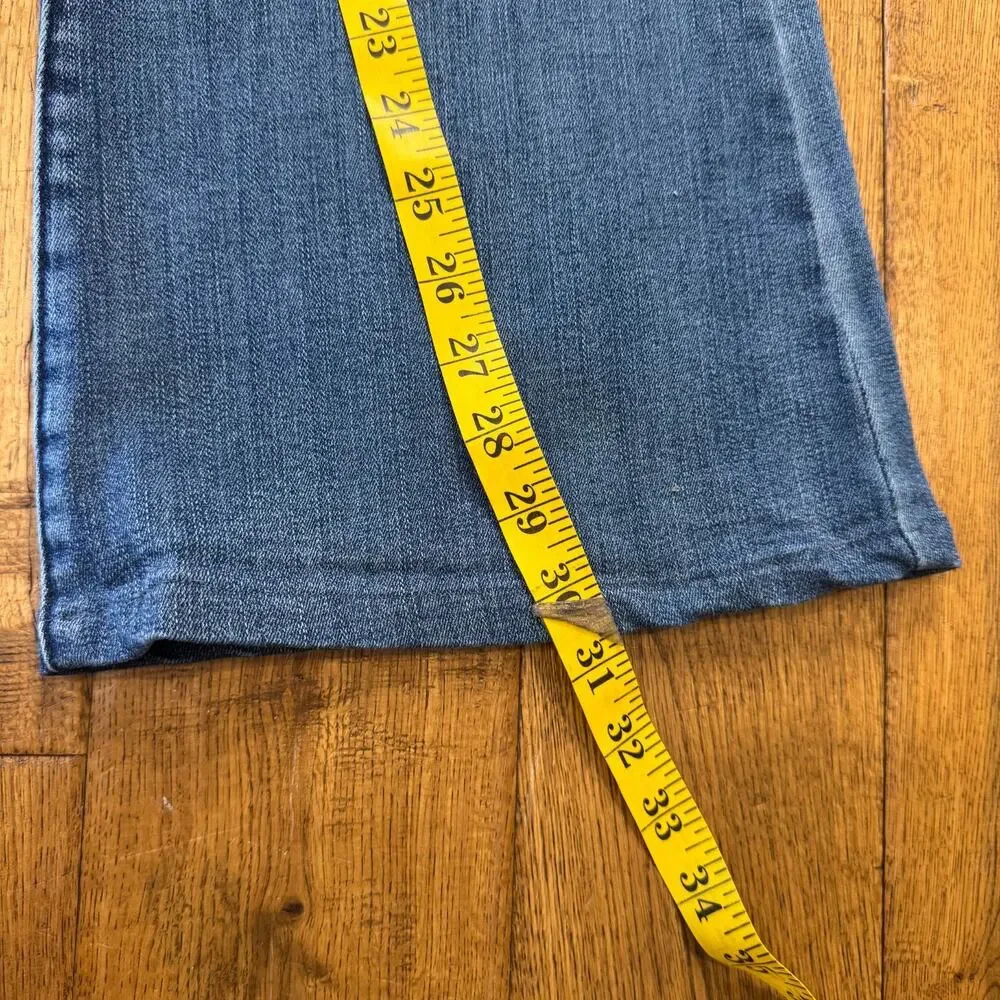 Judy Blue Flare Fit Jeans Womens 11/30 Med Wash Denim Stretch High Rise - Picture 6 of 8